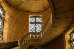 Wendeltreppe im Chateau d'Alicia