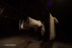 Waschtag im Speicher