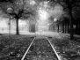 Minigolfplatz im Herbst